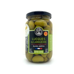 OLIVES VERTES LUCQUES NATURE 200 GR L'OULIBO