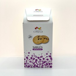 SABLES PUR BEURRE MYRTILLES 170 GR GOURMANDISES DE MIREILLE