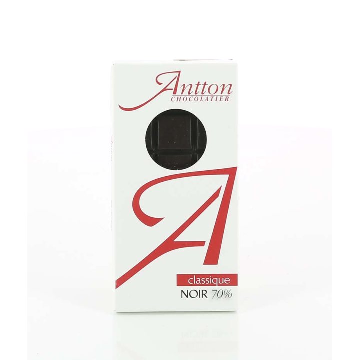TABLETTE CHOCOLAT NOIR 70% 80 GR ANTTON
