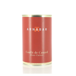 CONFIT DE CANARD 2 CUISSES 1050 GR ARNABAR