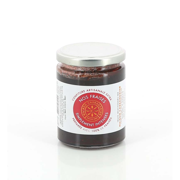 CONFITURE EXTRA FRAISES 345 GR CASSANDRINE