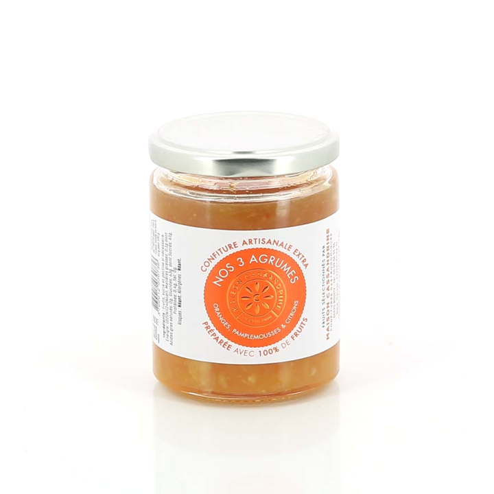 CONFITURE EXTRA TROIS AGRUMES 345 GR CASSANDRINE