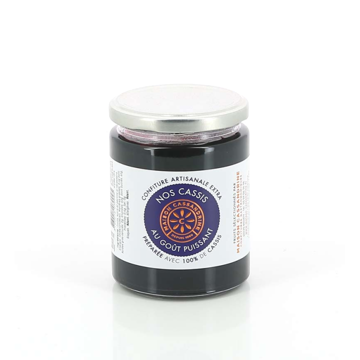 CONFITURE EXTRA CASSIS 345 GR CASSANDRINE
