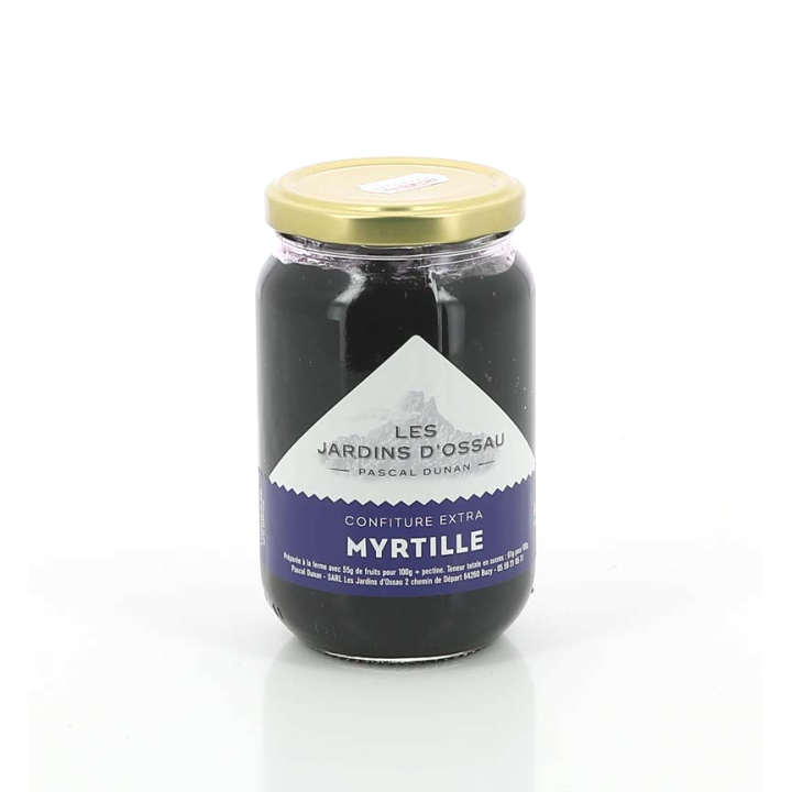 CONFITURE MYRTILLES JARDINS D'OSSAU 400gr