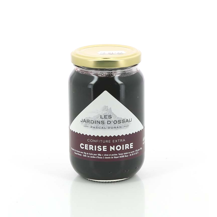 CONFITURE CERISE NOIRE LES JARDINS D'OSSAU 400gr