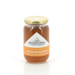 CONFITURE PECHE ROUSSANE LES JARDINS D'OSSAU 400gr