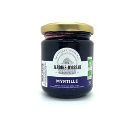 CONFITURE BIO MYRTILLE LES JARDINS D'OSSAU 240gr