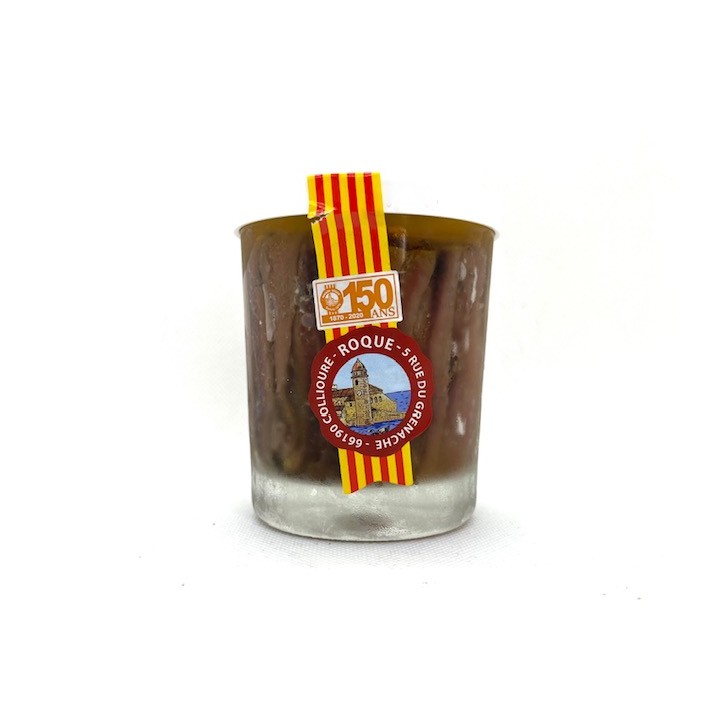 FILET D'ANCHOIS A L'HUILE 250 GR NET TOTAL ROQUES COLLIOURE