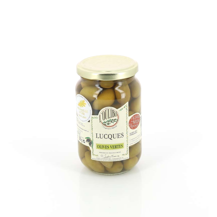 OLIVES VERTES LUCQUES NATURE L'OULIBO 200gr