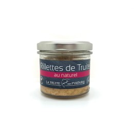 RILLETTES DE TRUITE AU NATUREL 90 GR LA TRUITE DES PYRENEES