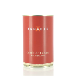 CONFIT DE CANARD 6 MANCHONS 1100 GR ARNABAR