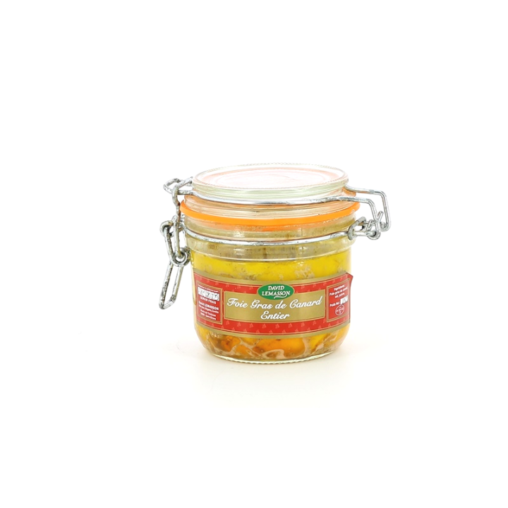 FOIE GRAS DE CANARD ENTIER BOCAL DE 180 GR DAVID LEMASSON