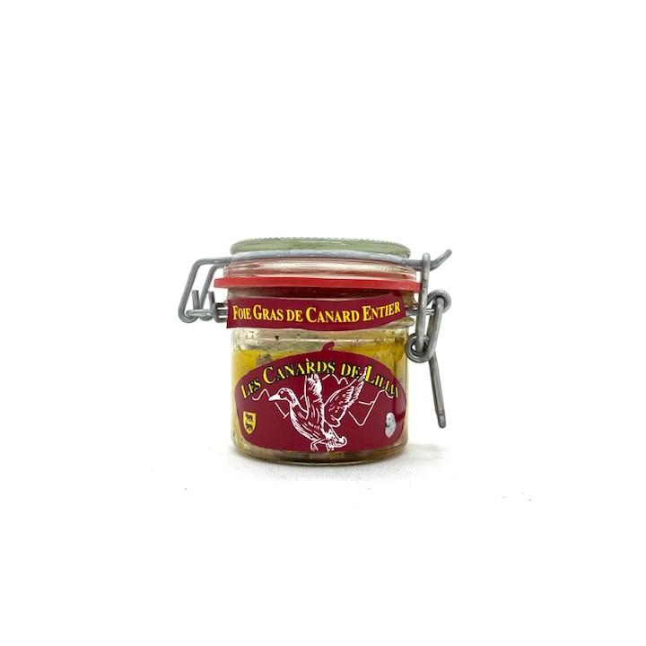 FOIE GRAS ENTIER  VERRINE DE 80 GR LES CANARDS DE LILIAN