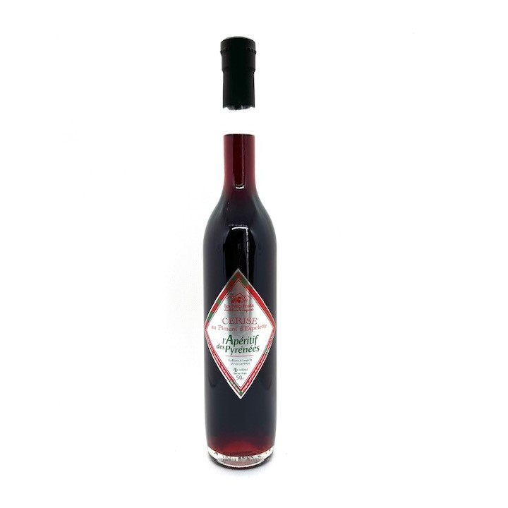 APERITIF CERISE PIMENT D ESPELETTE 50 CL LES PETITS FRUITS CAMPAN