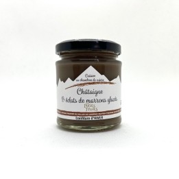 CONFITURE HIVER CHATAIGNES MARRON GLACE 220 GR LES PETITS FRUITS