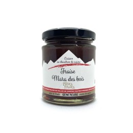 CONFITURE FRAISE MARA DES BOIS 210 GR ALLEGEE EN SUCRE LES PETITS FRUITS