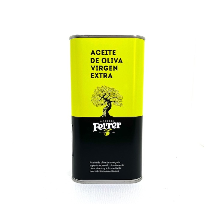 HUILE D'OLIVE VIERGE EXTRA BIDON 1 L ACEITES FERRER ( ARAGON , HUESCA)