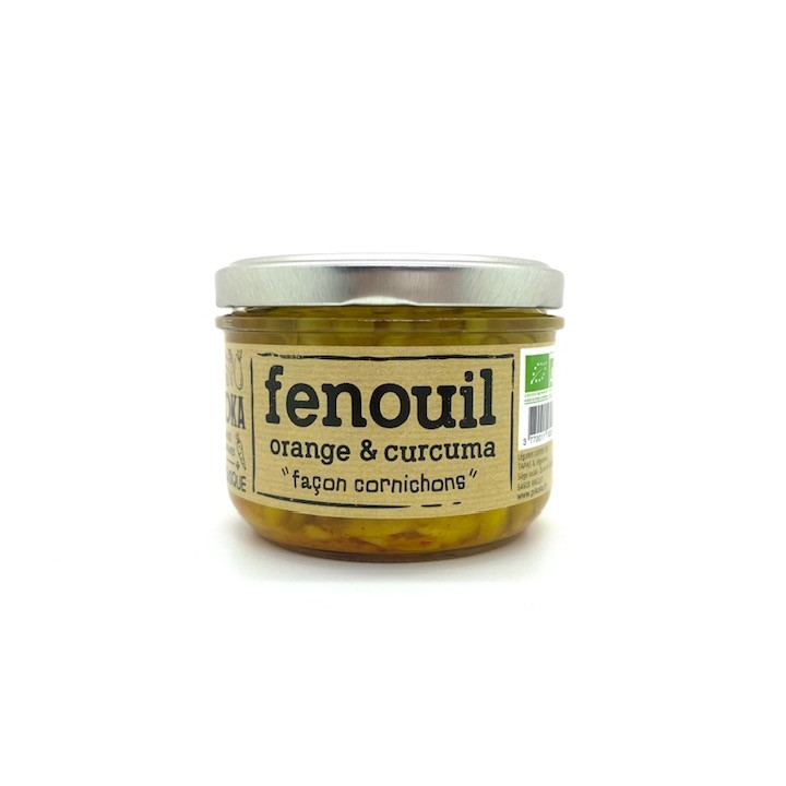 PICKLES FENOUIL ORANGE CURCUMA BIO 210 GR PIKOKA