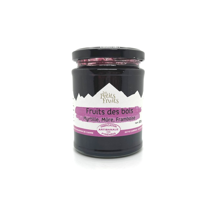 CONFITURE FRUITS DES BOIS 325 GR LES PETITS FRUITS