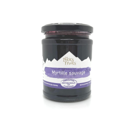CONFITURE MYRTILLES SAUVAGES 325 GR LES PETITS FRUITS