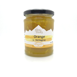 CONFITURE ORANGE ARMAGNAC 325 GR LES PETITS FRUITS