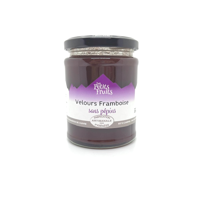 CONFITURE VELOURS FRAMBOISE 325 GR LES PETITS FRUITS