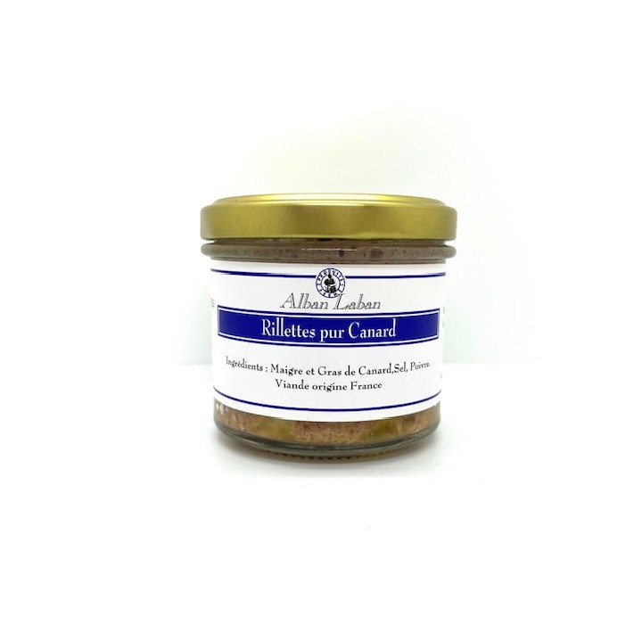 RILLETTE 100 % CANARD 90 GR ALBAN LABAN