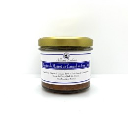 TERRINE DE MAGRET AU FOIE GRAS 90 GR ALBAN LABAN