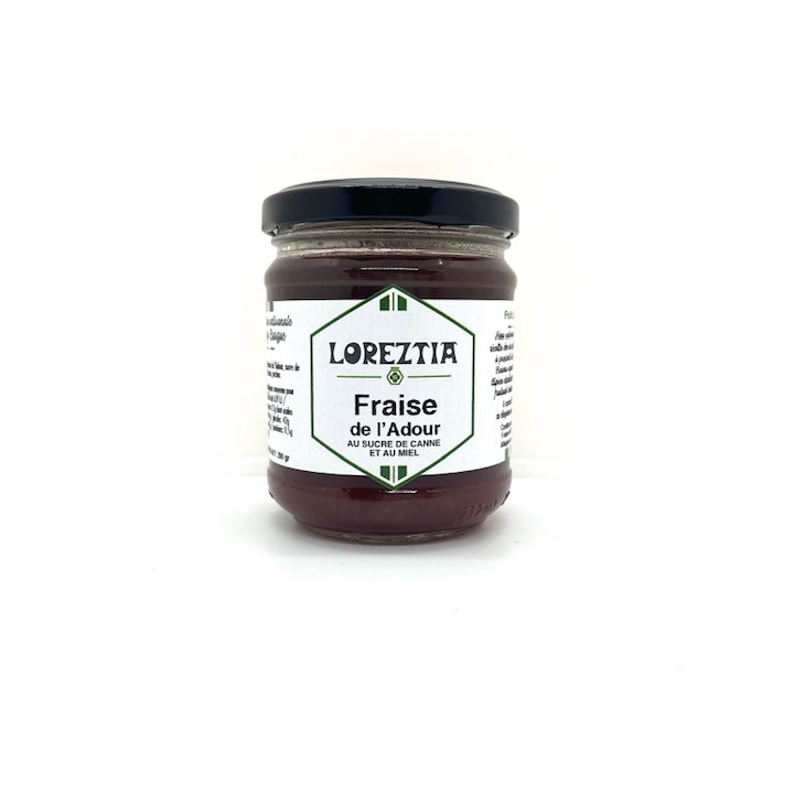 CONFITURE FRAISES DE L'ADOUR 200 GR LOREZTIA