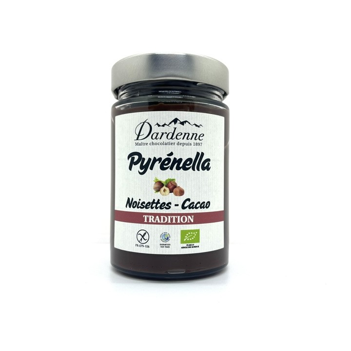 PATE A TARTINER PYRENELLA NOISETTES/CACAO 300 GR DARDENNE