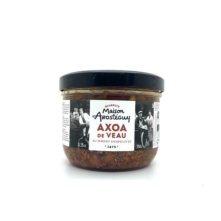 AXOA DE VEAU AU PIMENT D'ESPELETTE 350 GR AROSTEGUY
