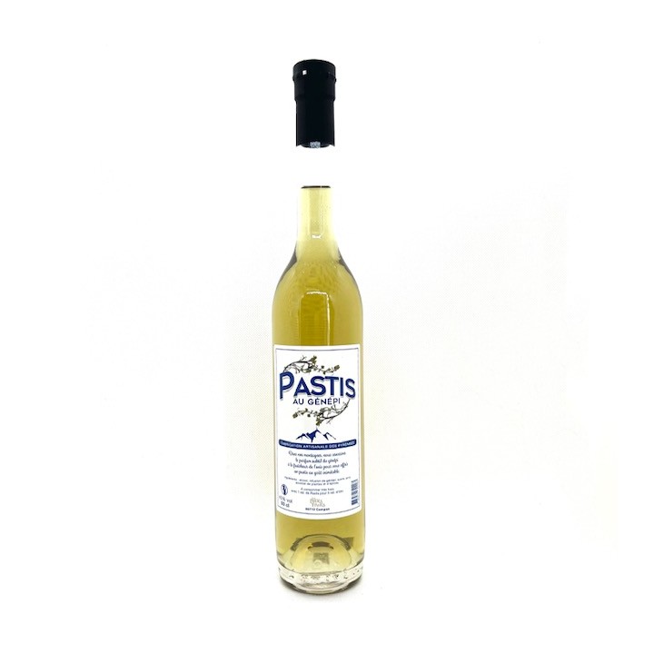 PASTIS AU GENEPI 45 DEGRE 50 CL LES PETITS FRUITS CAMPAN
