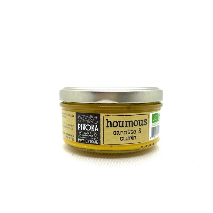 HOUMOUS CAROTTE ET CUMIN BIO 150 GR PIKOKA