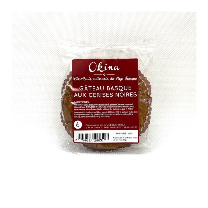 GATEAUX BASQUE A LA CERISE 100 GR OKINA