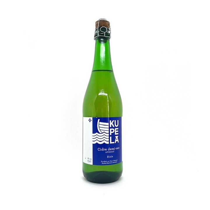 CIDRE DEMI SEC ARTISANAL KUPELA 75 CL