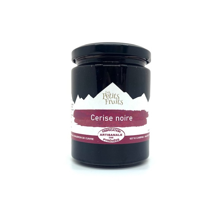 CONFITURE CERISE NOIRE 325 GR LES PETITS FRUITS