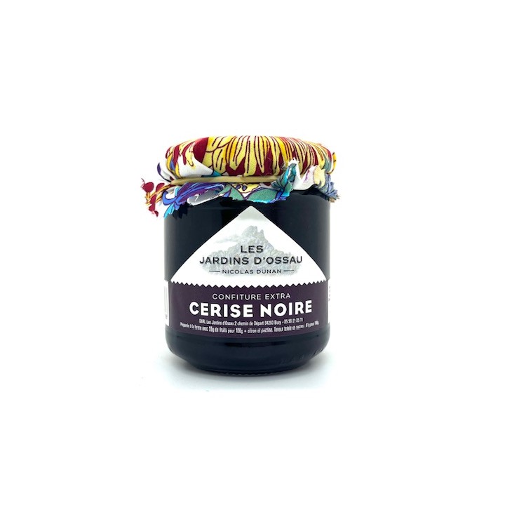 CONFITURE CERISE NOIRE 240 GR JARDIN D'OSSAU