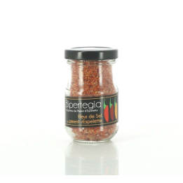 FLEUR DE SEL AU PIMENT D'ESPELETTE 15% BIPERTEGIA 75gr