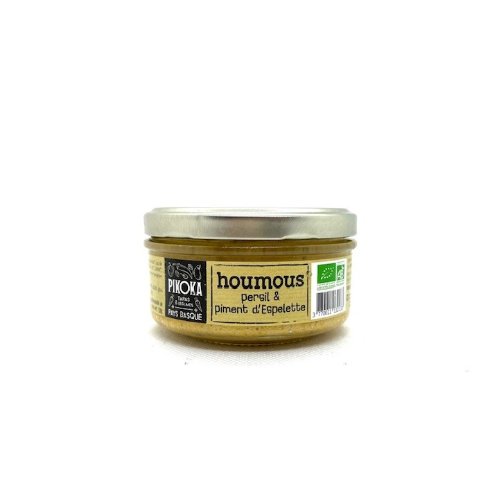 HOUMOUS PERSIL ET PIMENT D ESPELETTE BIO 150 GR PIKOKA