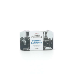 PETITES SARDINES A L'HUILE D'OLIVE 115 GR MAISON AROSTEGUY