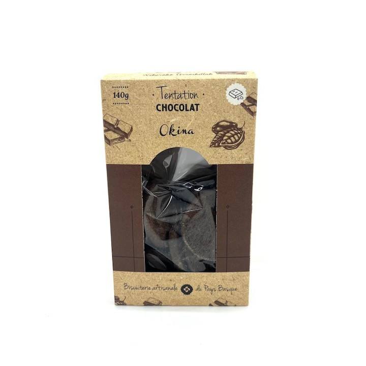 BISCUIT TENTATION CHOCOLAT OKINA 140 GR