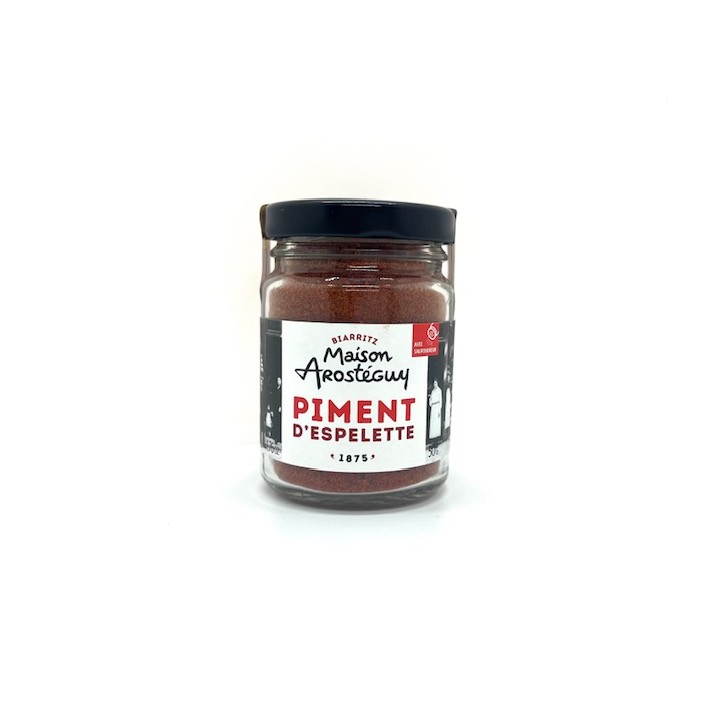 POUDRE DE PIMENT D'ESPELETTE 50 GR MAISON AROSTEGUY
