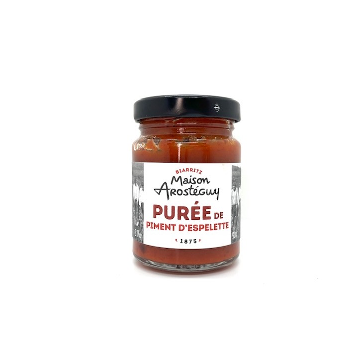 PUREE DE PIMENT D'ESPELETTE 90 GR MAISON AROSTEGUY