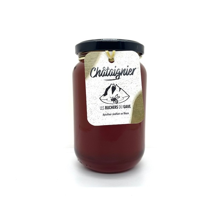 MIEL DE CHATAIGNIER 500 GR LES RUCHERS DU GAVE