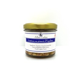 GRATTON DE CANARD 90 GR AU PIMENT D'ESPELETTE ALBAN LABAN