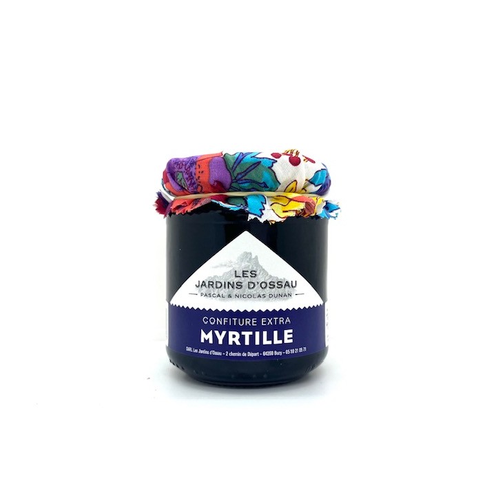 CONFITURE MYRTILLE 240 GR JARDIN DOSSAU