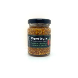 MOUTARDE A L'ANCIENNE BIPERTEGIA AU PIMENT D'ESPELETTE 90gr