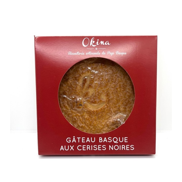 GATEAU BASQUE A LA CERISE NOIRE 600 GR OKINA
