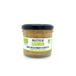 RILLETTES SAUMON CONFIT AU PIMENT D'ESPELETTE ONAKE 90gr