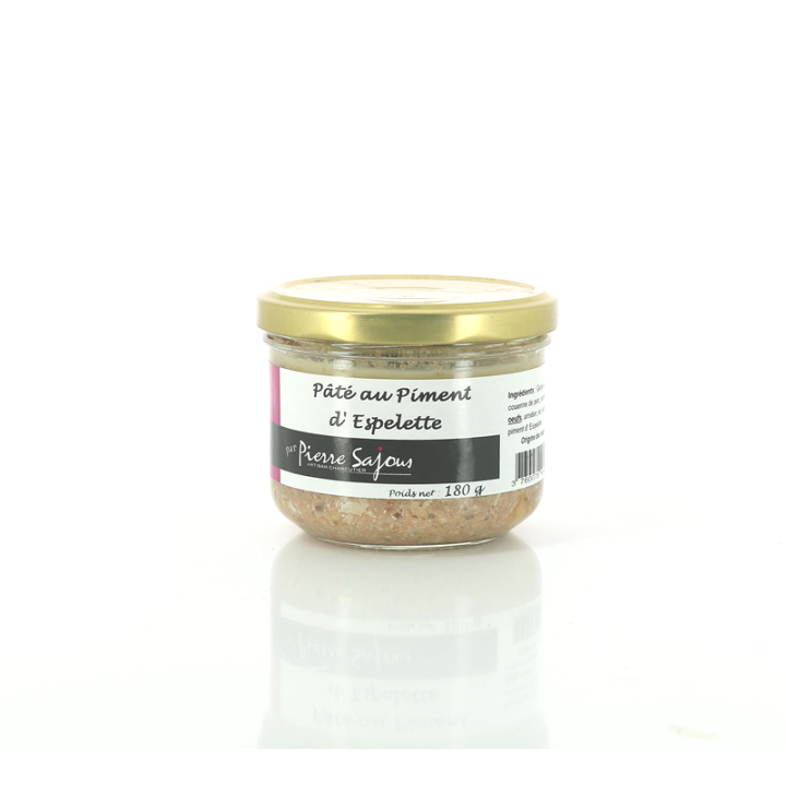 PATE AU PIMENT D'ESPELETTE 180 GR PIERRE SAJOUS